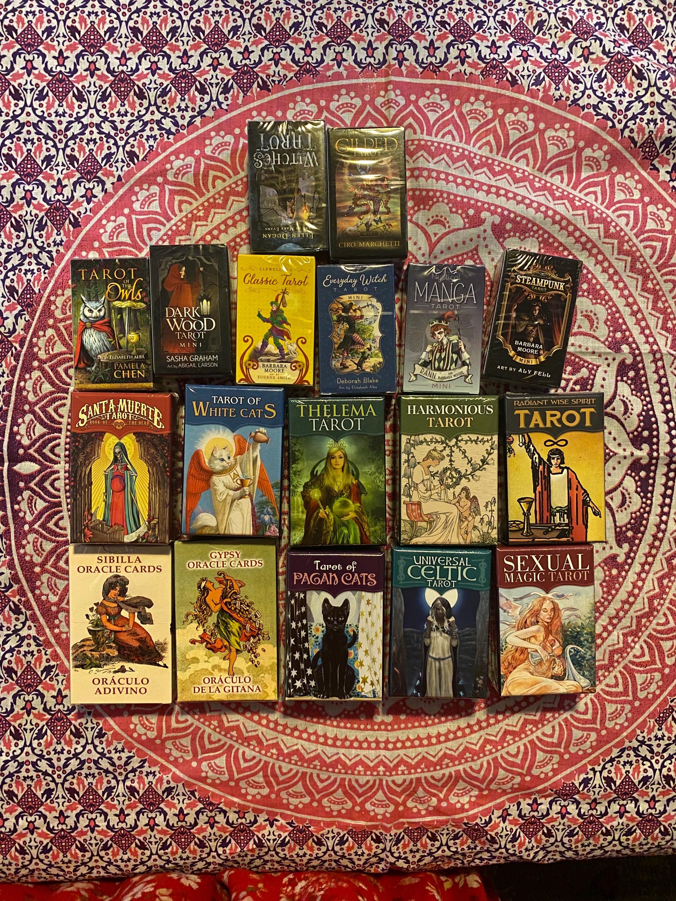 Mystery Tarot Card Deck Intuitively Chosen Tarot or Oracle Cards