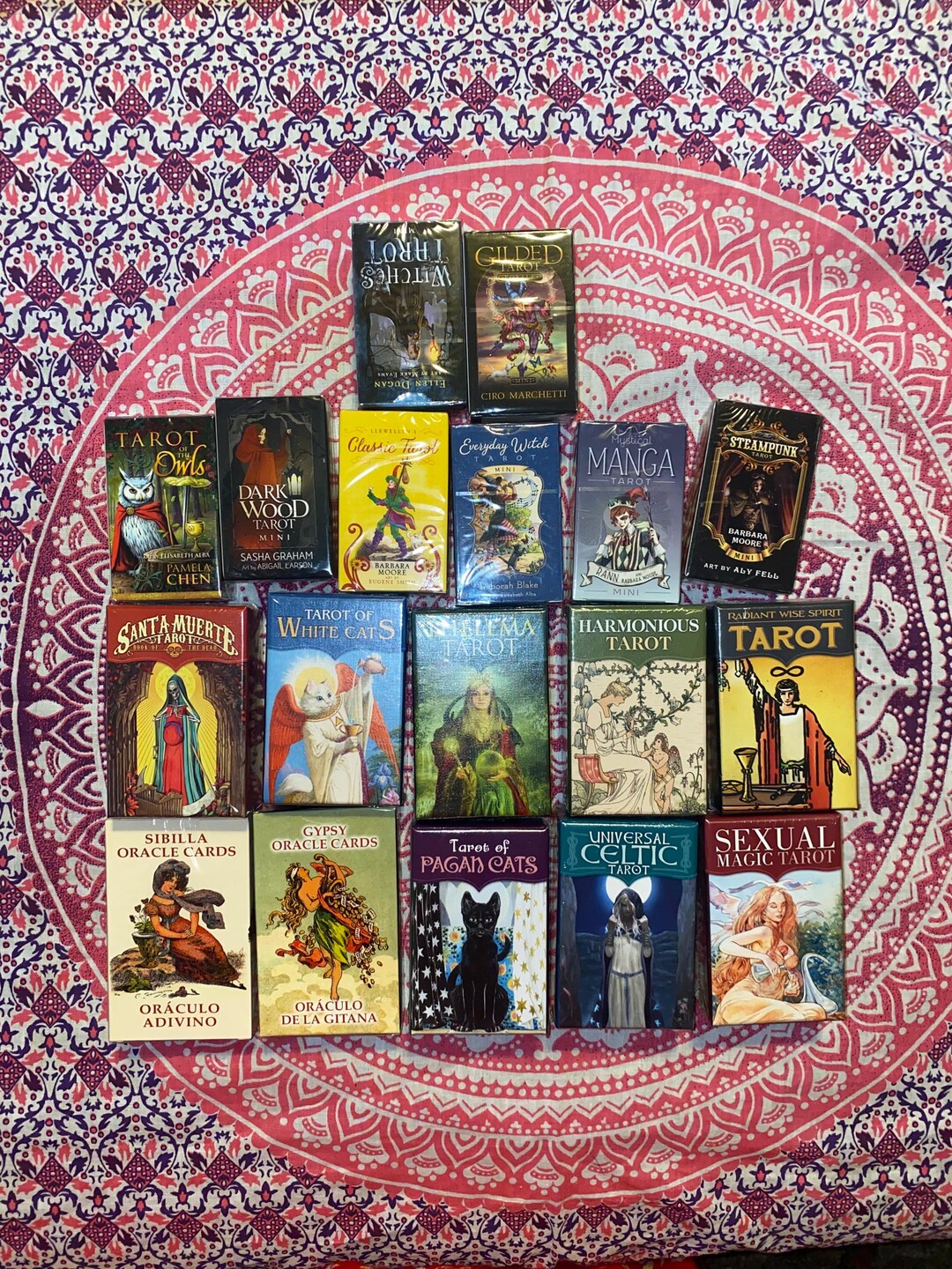 Mystery Tarot Card Deck Intuitively Chosen Tarot or Oracle Cards