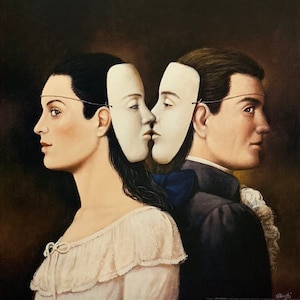 Rafal Olbinski opera poster - Mozart The Marriage of Figaro