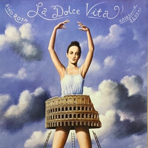 Rafal Olbinski opera poster -La Dolce Vita