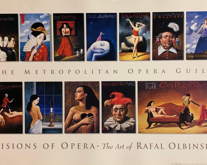 Affiche d’opéra rafal Olbinski - Visions of Opera