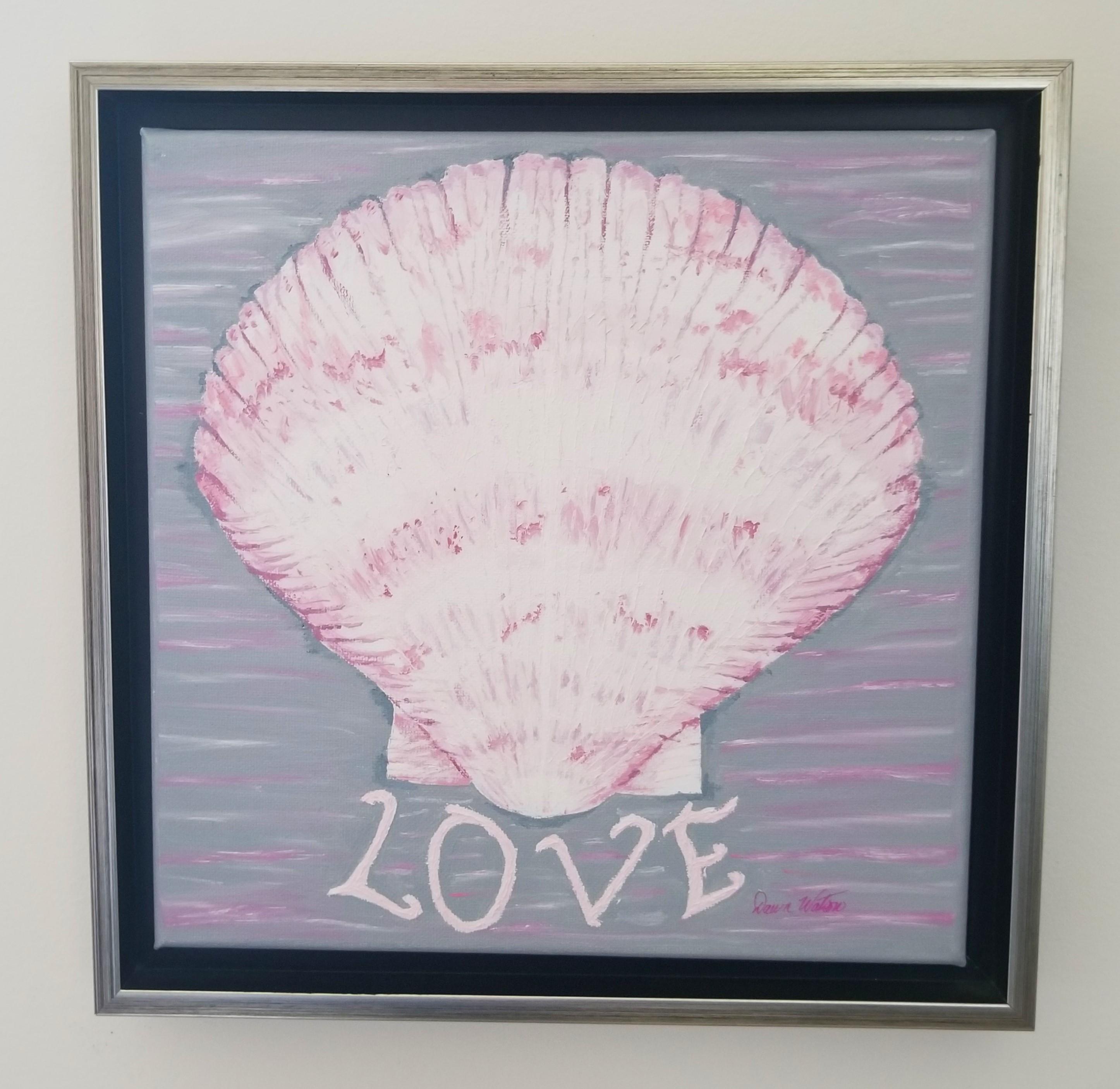 Scallop Shell Oil Painting