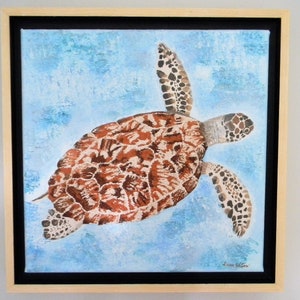 Sea Turtle Personalized Oil Painting