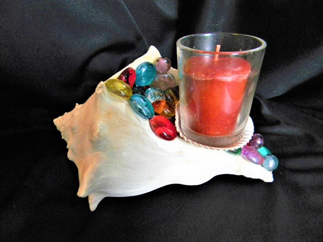 Candle Holders Seashell Votive Holders Etsy