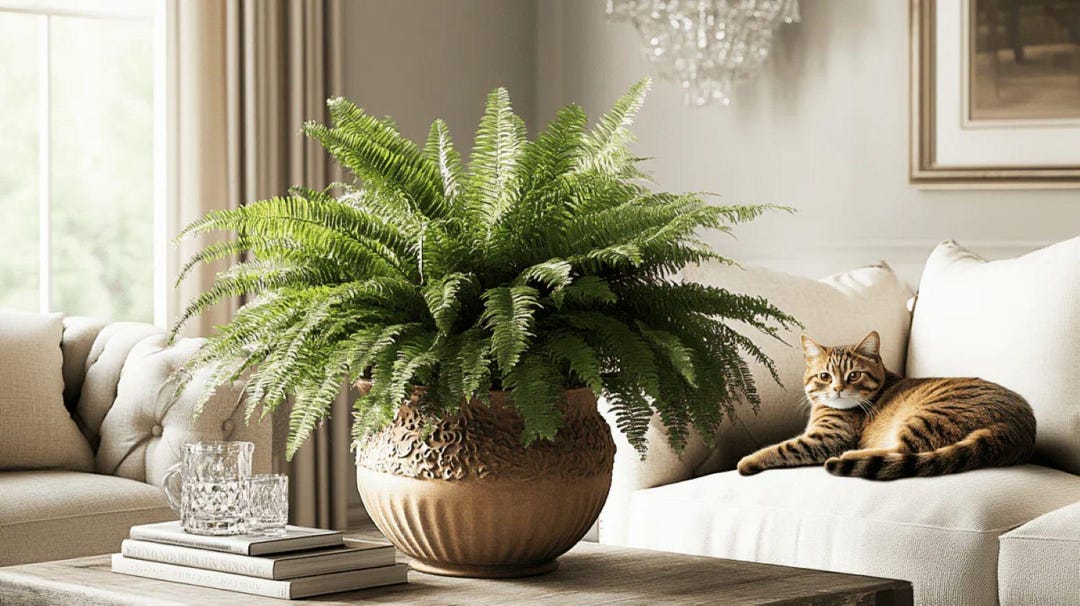 Boston Fern: Easy Care, Clean Air Indoor Plant (1 Quart Pot) - Etsy