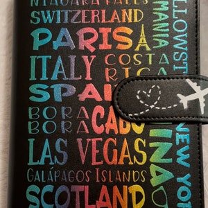 Customized Travel Savings Binder - Spain/Italy