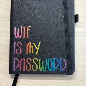 Passwortbuch - Personalisiert