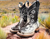 Boys Toddler Western Cowboy Boots Botas Para Nino Fish Bass Cowboy Boots Cowboy Boots Kids Cowboy Boots Etsy