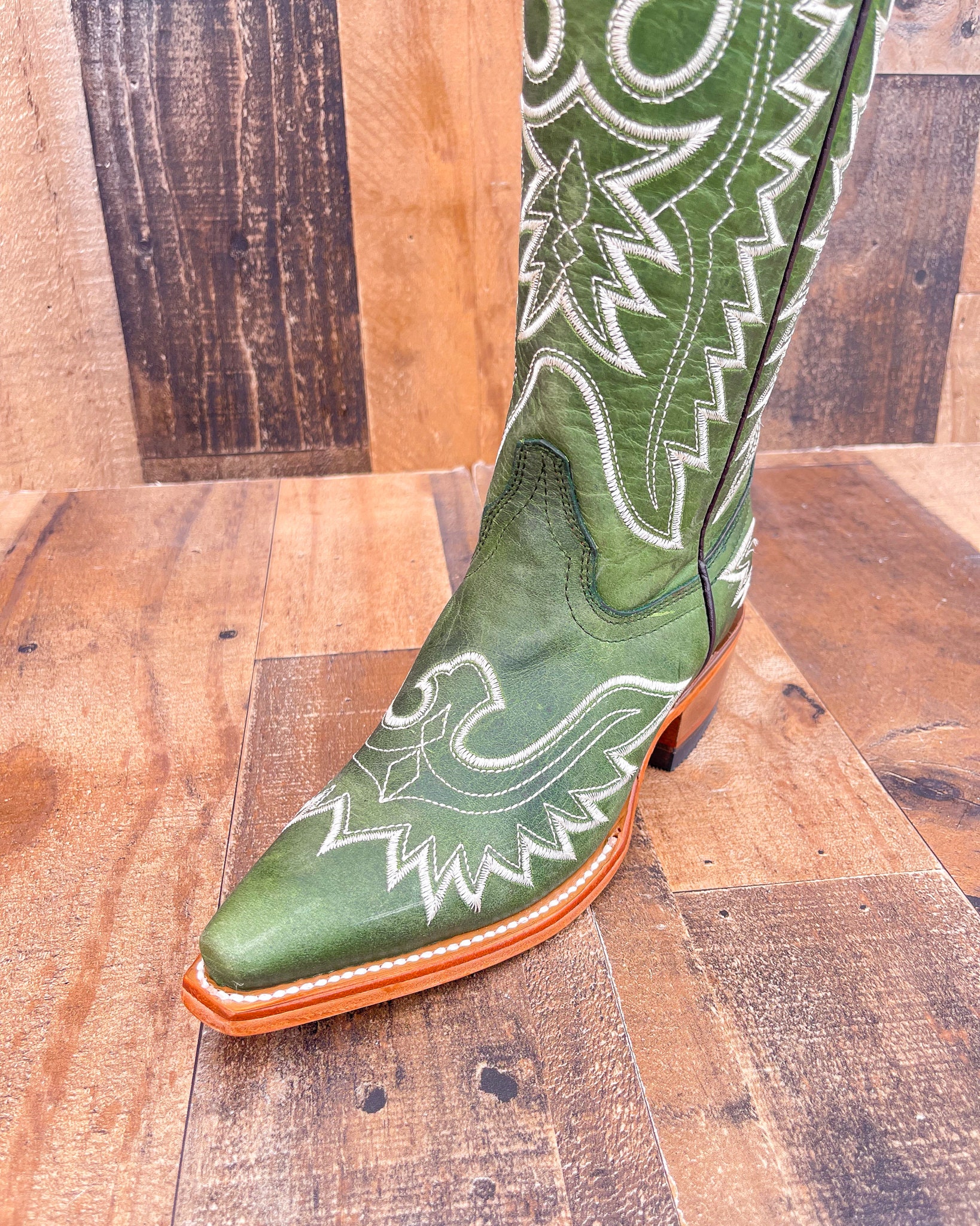 Handmade Western Green Tall Cowboy Boots Knee High Tall Green Cowboy Boots cowgirl Boots Botas Vaqueras Altas Western Knee high Boots Etsy Canada