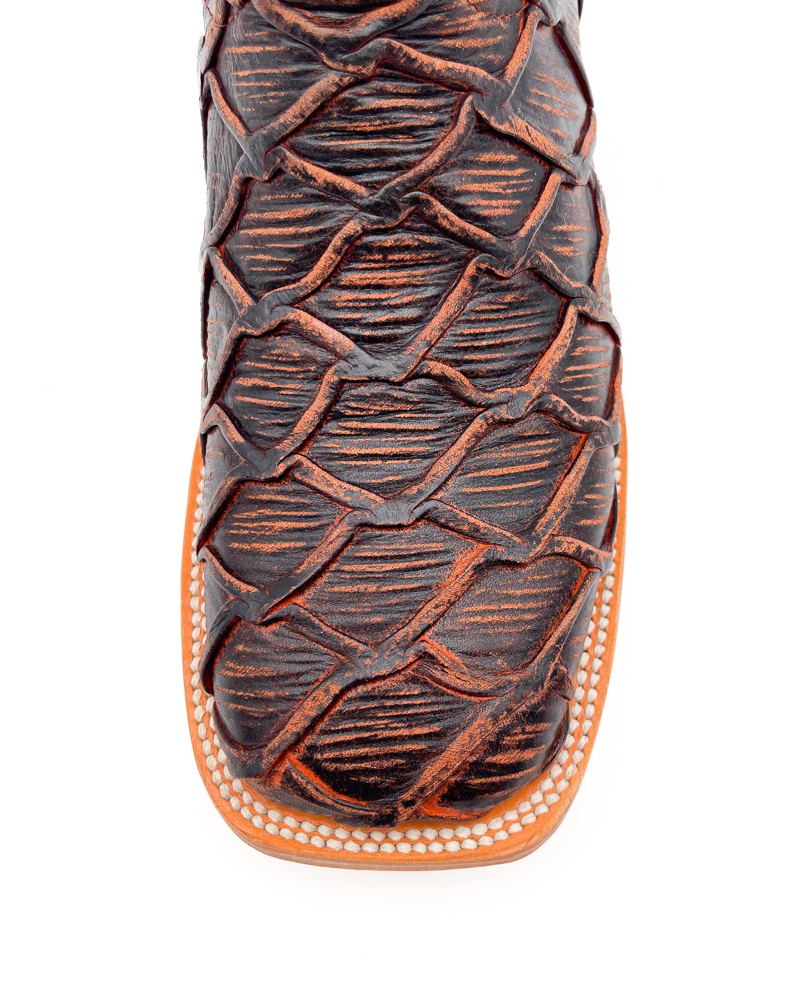 Handcrafted Men's Bass Cowboy Boots/ Square Toe Cowboy Boots Pirarucu ...
