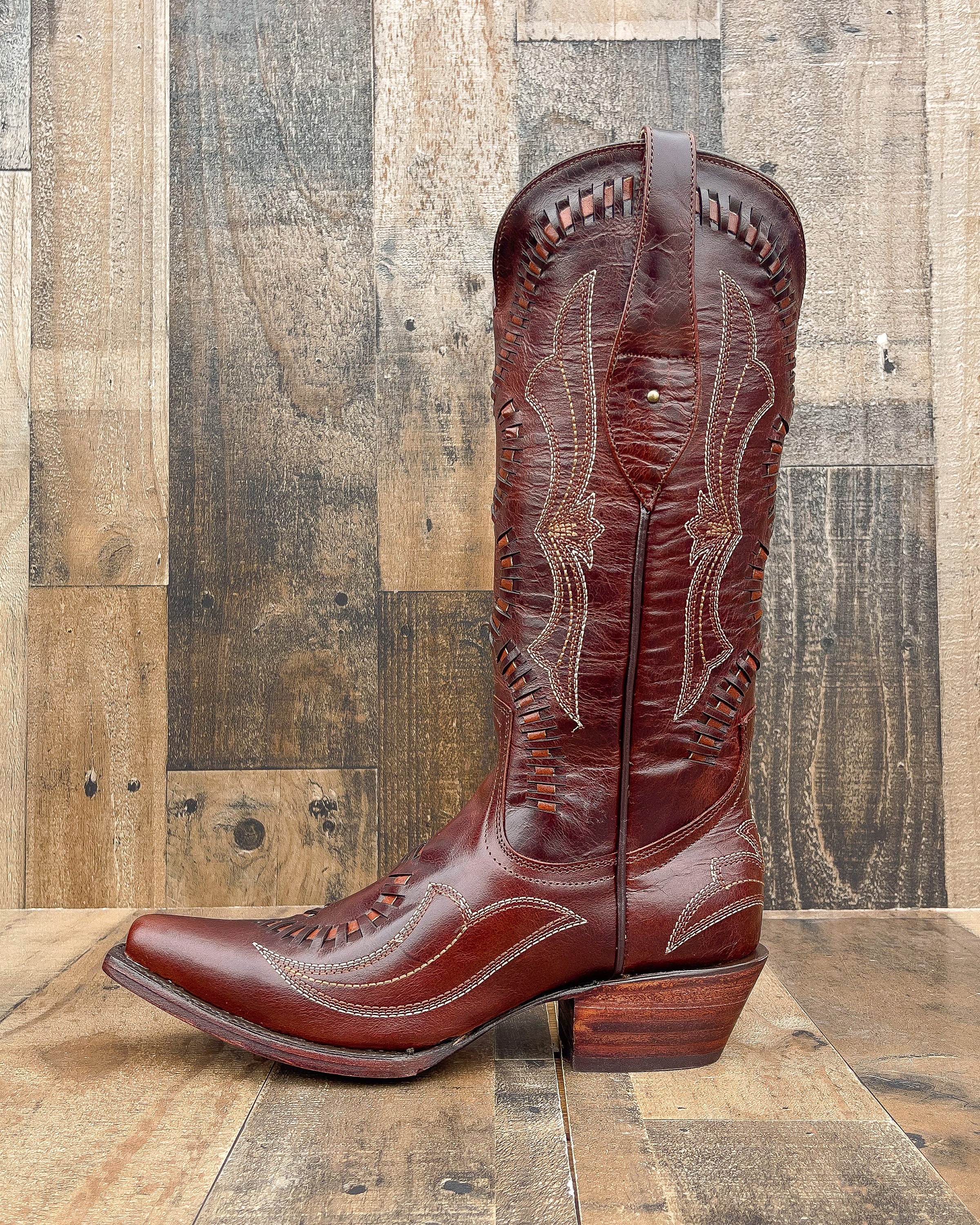 Corral tall shop red boots