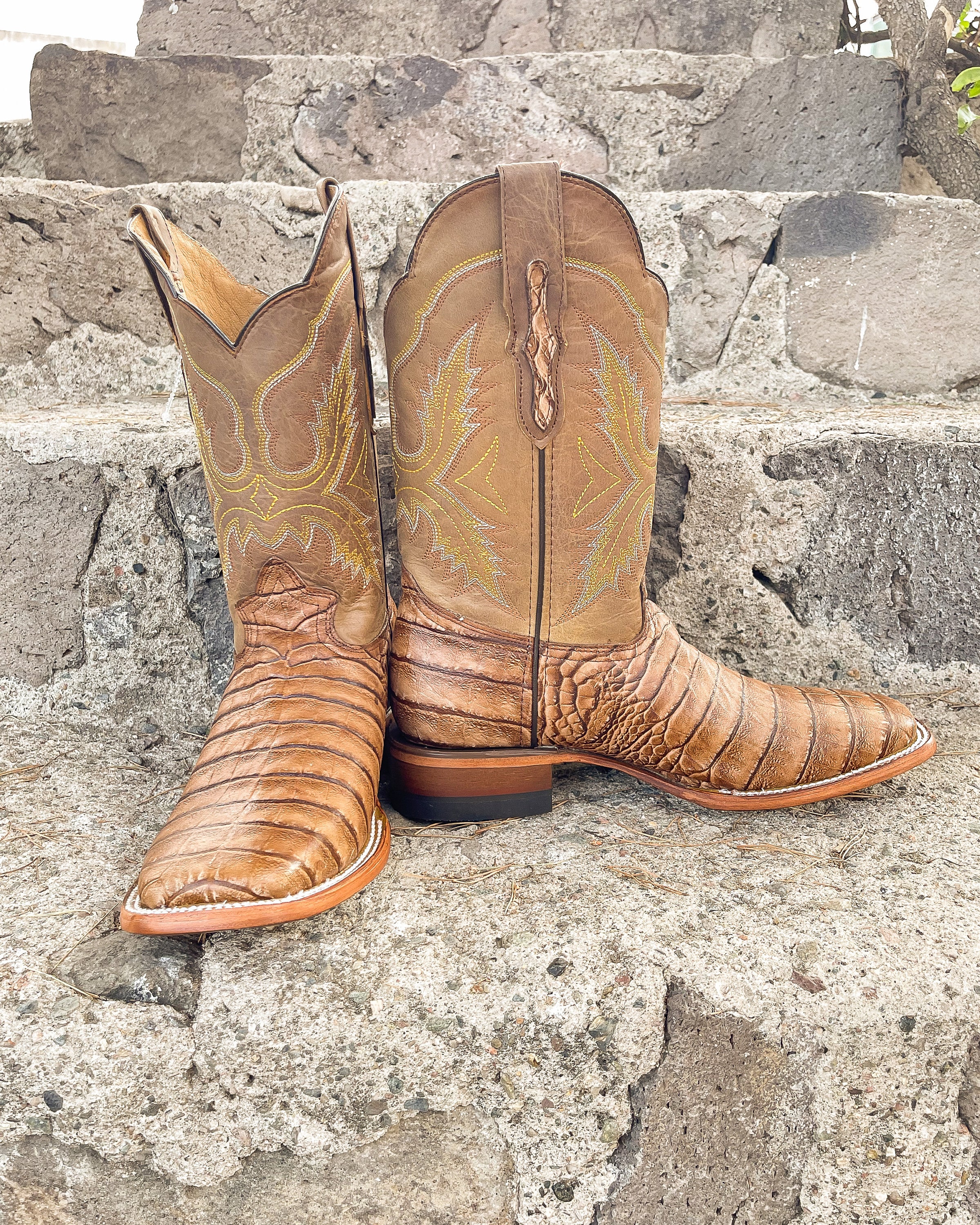 Gator skin boots square toe hotsell