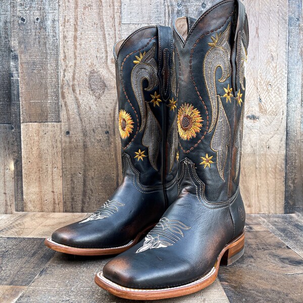 simply southern sunflower duck boots