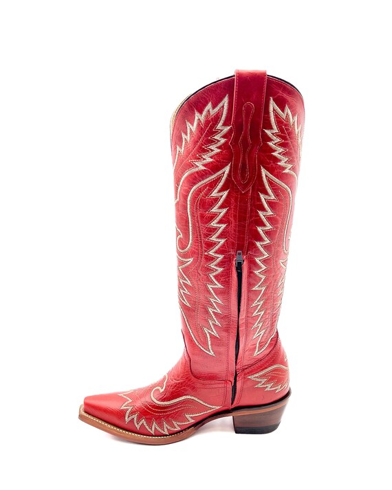 Women's Red Cowgirl Boots - Halloween Costumes