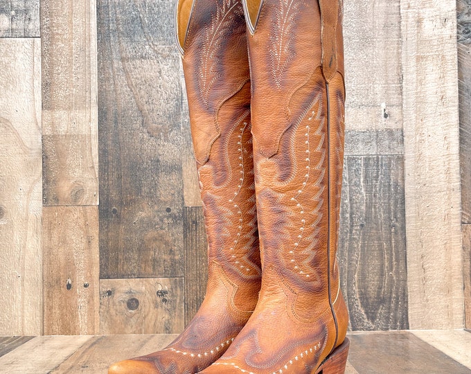RARE Vintage 80s Red Wing Pecos 9801 - 1 Embellished Almond