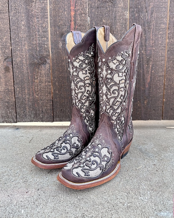 Western Cowboy Boots women Cowboy Boots Cowgirl Boots Wedding Cowboy Boots Stagecoach Boots Glitter Boots Rhinestone Boots Gold Etsy Australia