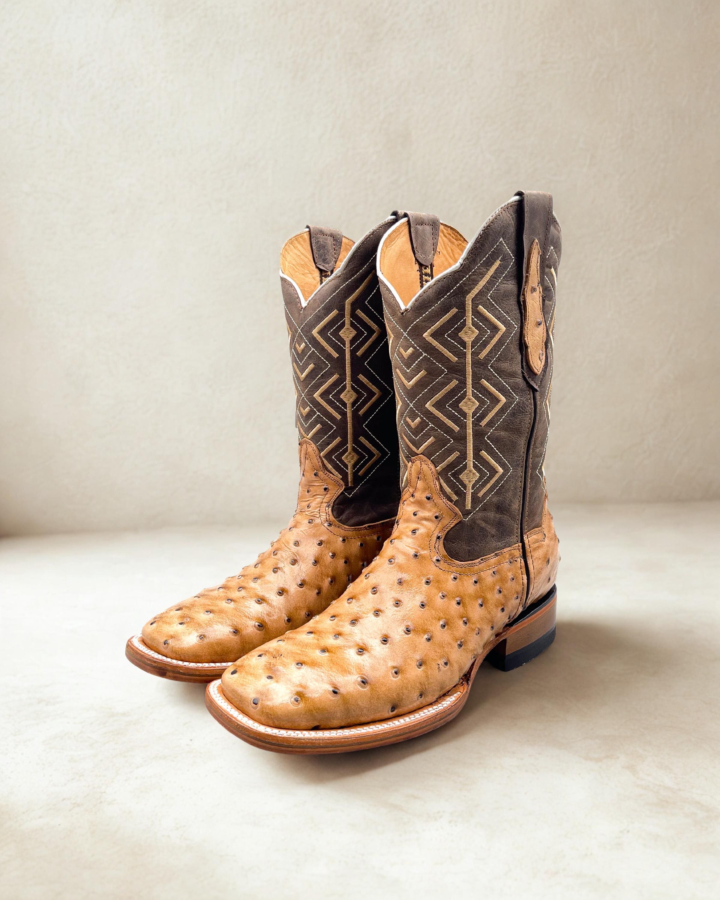 Justin Ostrich Boots - Etsy display picture 2