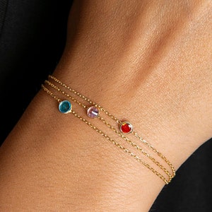 Family Birthstone Bracelet, Birthstone bracelet for mom, Personalized Mom Bracelet, Mom gift, Birthstone Jewelry Gift, Gift for her