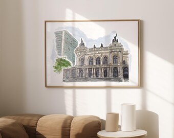 Digital Print Teatro Municipal São Paulo