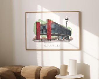 Digital Print Museu de Arte de São Paulo