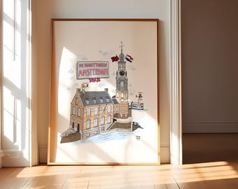 Amsterdam Poster Munttoren