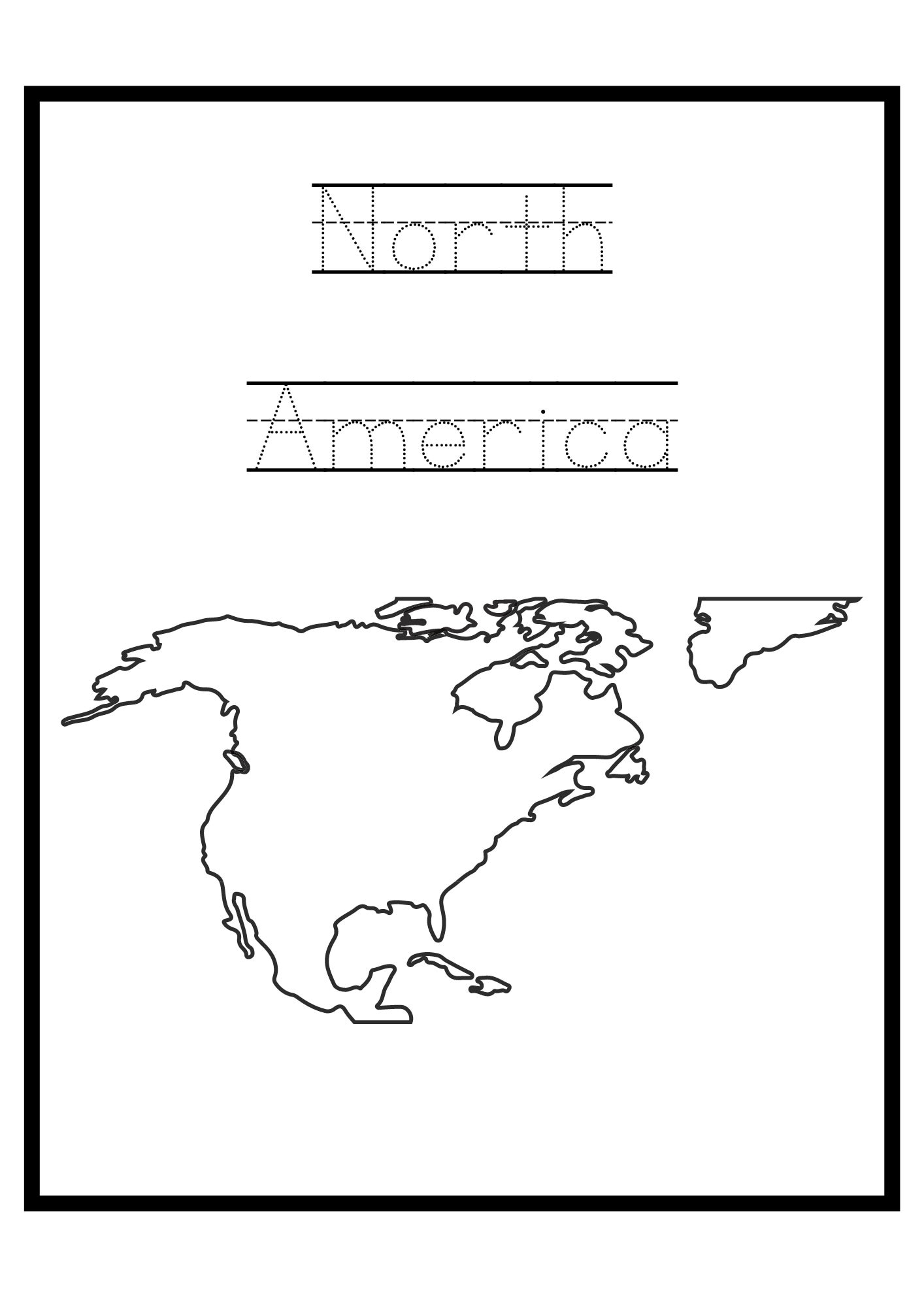 Continents Coloring Pages for Kids Coloring Pages Educational Coloring