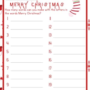 Printable Christmas Games for Kids Game Bundle Christmas Activities for ...