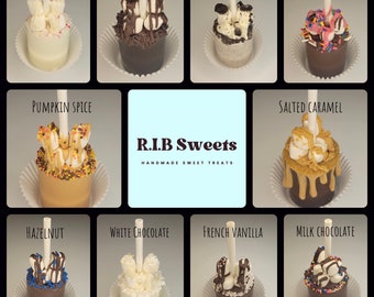 4 Pack | Hot Cocoa Bombs On A Stick | Pick All Flavors | Hot Chocolate Gift Sets | Winter Flavors | Christmas Gifts | New Years