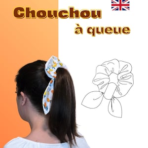 Scrunchie/scarf tutorial with a tail