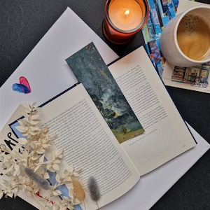 Beautiful Artwork Bookmarks J. A. McNeill Whistler/The Falling Rocket, Colorful Famous Bookmarks Artistic Small Gifts for Book Lovers