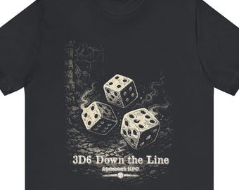 3D6 Dice T-Shirt - Shadowdark RPG Gamer Tee