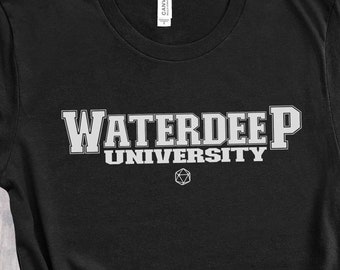 Waterdeep University DnD Shirt: d20 RPG T-Shirt