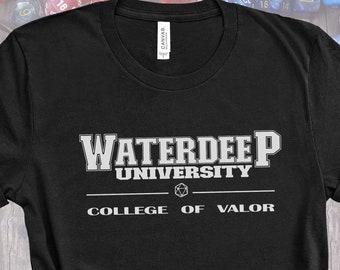 DnD Bard T-Shirt: Waterdeep University College of Valor
