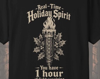 DnD Christmas Shirt: OSR 1 Hour Light Comfort Colors Unisex Tee