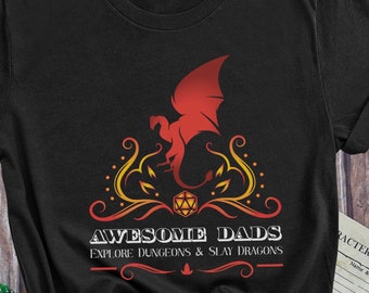 Dungeons and Dragons Dad T-Shirt, D&D DM Gift