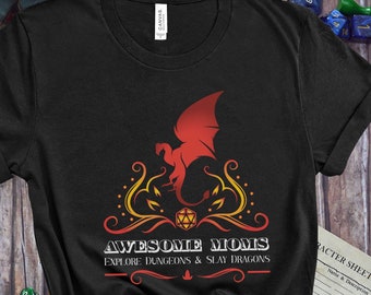 Mom Dungeons and Dragons T-Shirt, DnD Gift