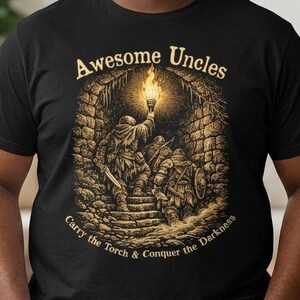 Uncle DnD Shirt, Tabletop RPG Gaming Gifts for Men