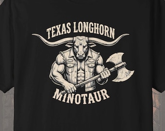 Texas DND Shirt: Longhorn Minotaur Comfort Colors Tee