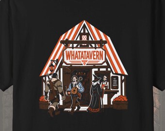 Grappig D&D-shirt: Whatatavern Texas Tavern Comfort Colors Unisex T-shirt