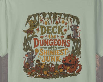 DnD Christmas Shirt: Halloween to New Year Goblincore Comfort Colors Tee
