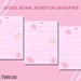 Strawberry Printable Planner, 2023-2025 Planner, Cute Digital Planner ...
