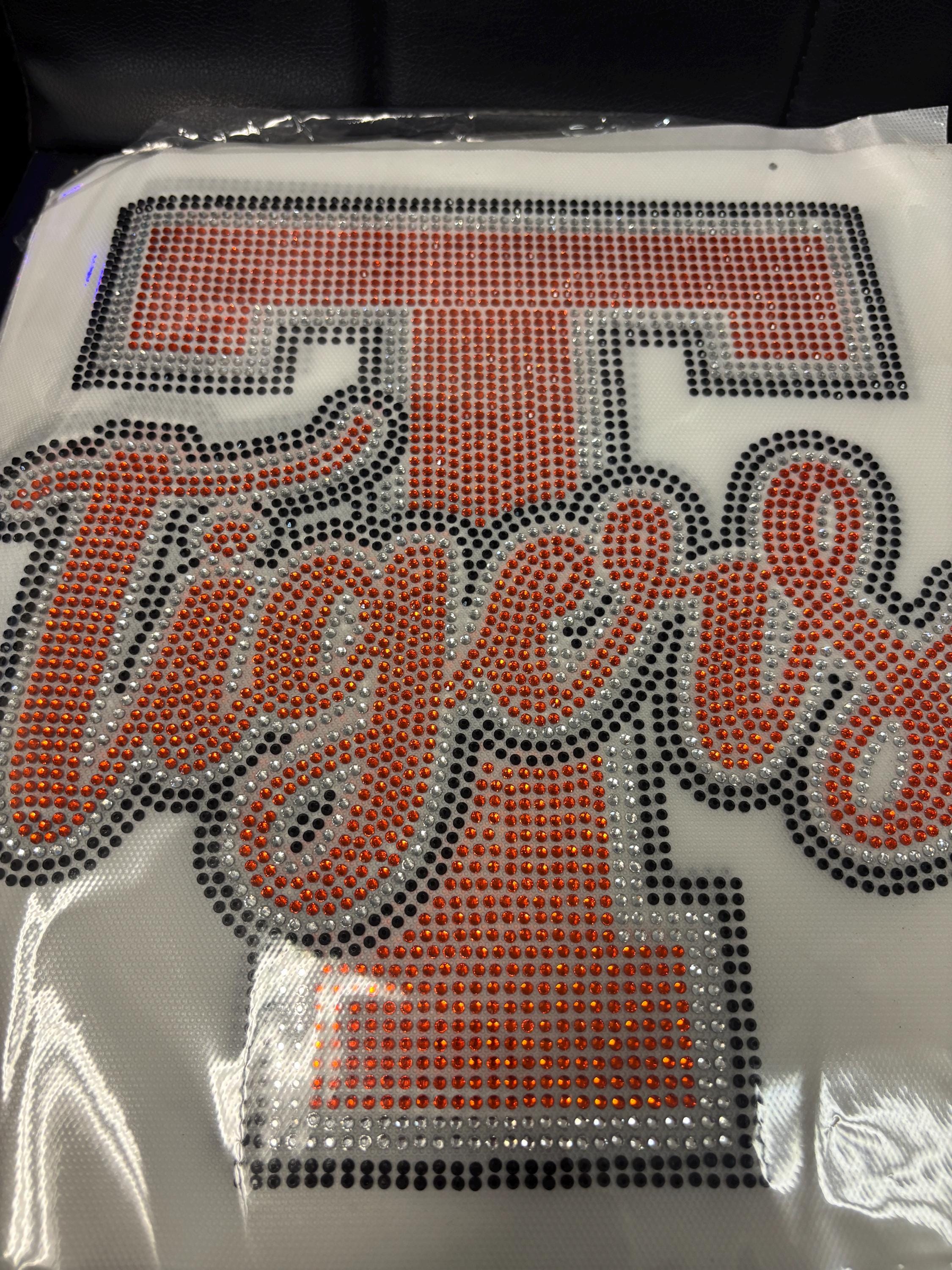 Tigers Rhinestone Design Tigers Theme Rhinestone Transfer - Etsy