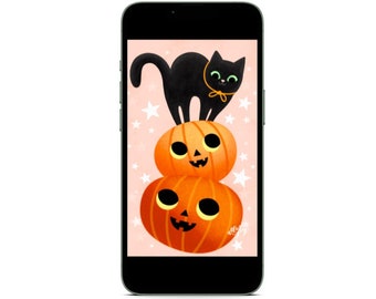 Spooky & Cute Phone Wallpaper