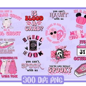Mean Girls Halloween Themed PNG, spell book png, mean girls sublimation design, so fetch png, burn book png, mean girls themed Halloween png