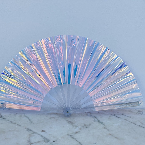 Holographic Crystal Mermaid XL Fan