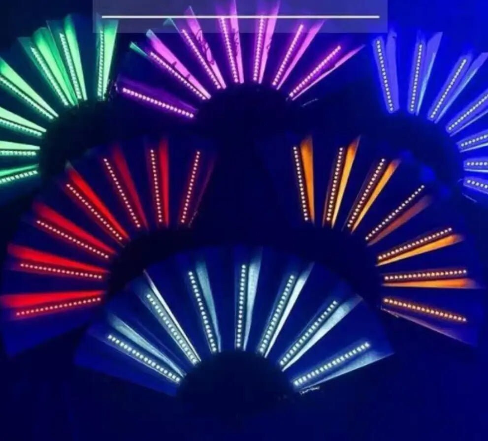 LED XL Light up Fans - Etsy