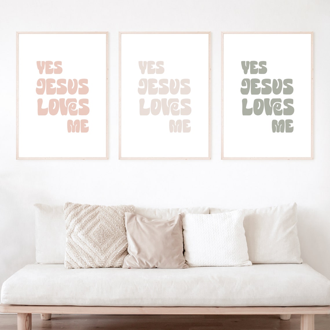 Jesus Loves Me Wall Art, Christian Wall Art, Christian Printable, Jesus ...