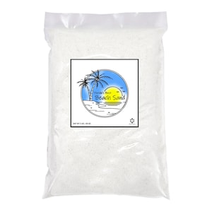 5 lbs White Beach Sand Arts and Crafts