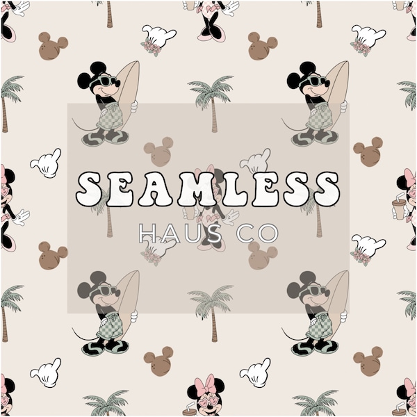 Aloha magic seamless pattern