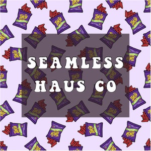 Mexican chips snacks seamless pattern